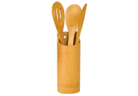 cucharas de bamboo set